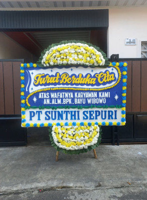 Papan Bunga Duka di Kepek