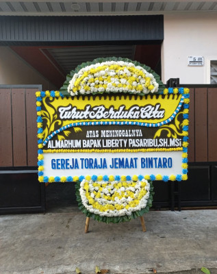Papan Bunga Duka di Kepek