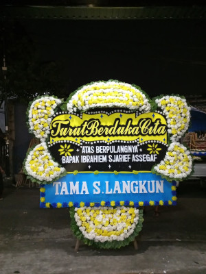 Papan Bunga Duka di Kepek